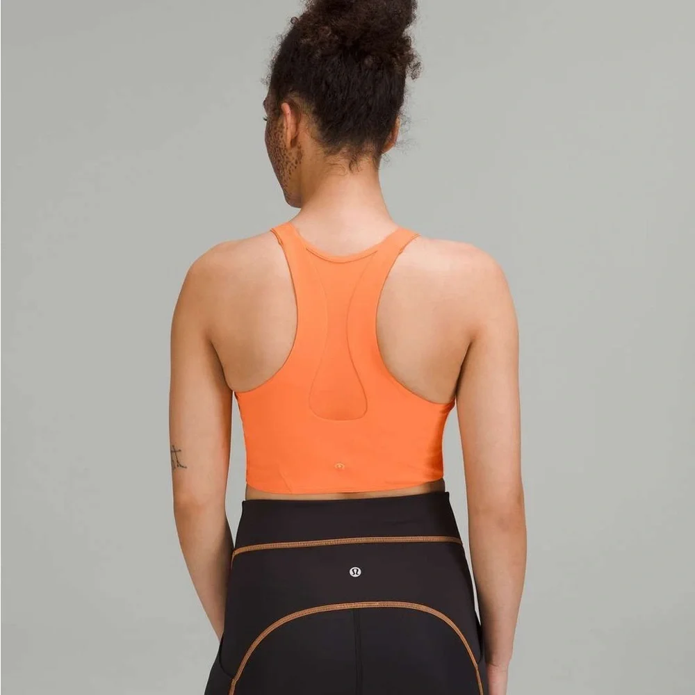 Lululemon Athletica Vibrant Orange Sports Bra